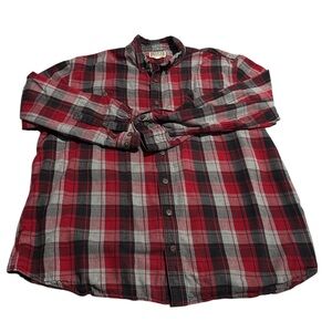 Duluth Trading Co Men Multicolor Plaid Button Down Shirt Size 3xl